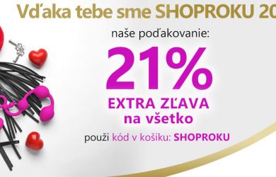 21% zľavový kupón na všetko na KondomShop.sk