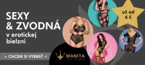 Sexy a zvodná v erotickej bielizni Wanita