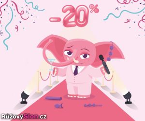 Ružový Slon oslavuje 20 rokov so zľavou 20%