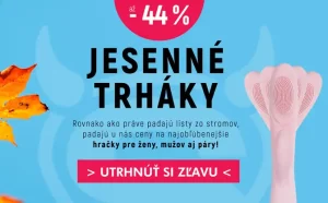 Jesené trháky Eros.sk, odtrhnite si svoju jesennú zľavu na najobľúbenejšie hračky