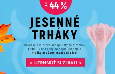 Jesené trháky Eros.sk, odtrhnite si svoju jesennú zľavu na najobľúbenejšie hračky