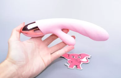 Nahrievací vibrátor s výbežkom Lissy