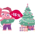 15% zľava na TOP30 vianočných hitov od Ružového slona