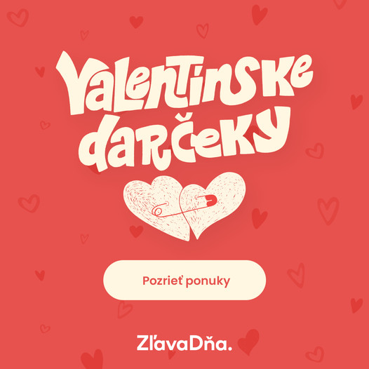 Valentínske, romantické darčeky na ZľavaDňa.sk