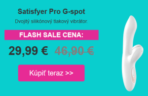 Flash Sale, len 29,99€ namiesto 46,90€ na Satisfyer G-spot