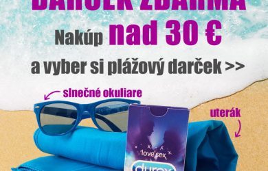 Vyber si plážový darček za nákup na Kondomshop.sk