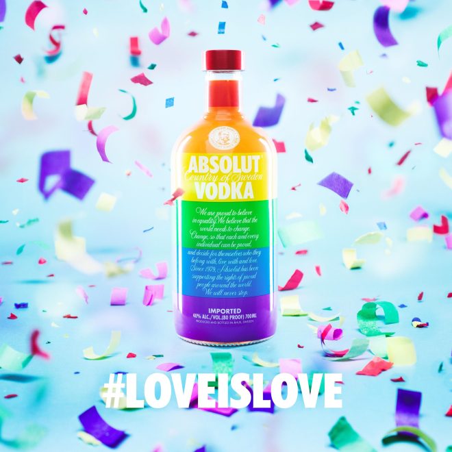 Limitovaná edícia Absolut Pride Rainbow